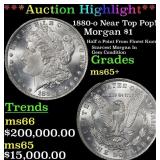 *Highlight* 1880-o Morgan Dollar Near Top Pop! $1