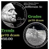 2005-s Western Waters Proof Jefferson Nickel Westw