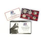 2004 United States Silver Proof State Quarters Set