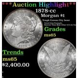 *Highlight* 1878-cc Morgan Dollar $1 ms65 SEGS (fc