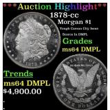 *Highlight* 1878-cc Morgan Dollar $1 ms64 DMPL SEG