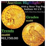 *Highlight* 1926-p Gold Indian Quarter Eagle Near