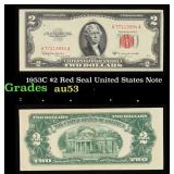 1953C $2 Red Seal United States Note Grades Select