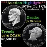 ***Auction Highlight*** 1976-s Ty 1 Clad Proof Eis