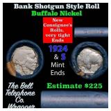 Buffalo Nickel Shotgun Roll in Old Bank Style 