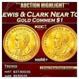 IC 1905 Lewis & Clark Gold Commem Dollar Near Top