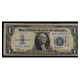 1934 "Funnyback" $1 Blue Seal Silver Certificate G