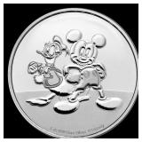 2023 Disney Mickey & Donald 1 oz .999 Silver $2 Ni