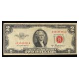 1953A $2 Red Seal United States Note Grades vf++