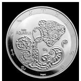 2024 Zodiac Series Aquarius 1 oz Silver Tokelau $5