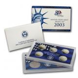 2003 United States Mint Proof Set 10 coins