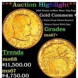 *Highlight* 1922 Grant w/Star Gold Commem Dollar N