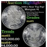 *Highlight* 1880-o Morgan Dollar Near Top Pop! $1