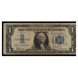 1934 "Funnyback" $1 Blue Seal Silver Certificate G