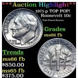 ***Auction Highlight*** 1971-p Roosevelt Dime TOP