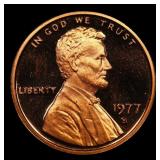 *Highlight* 1977-s Proof Lincoln Cent 1c pr70 rd D