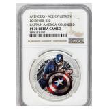 NGC  2015 Marvel Captin America Colorized Avengers