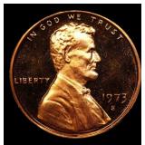 *Highlight* 1973-s Proof Lincoln Cent 1c pr70 rd D