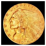 *Highlight* 1915-p Gold Indian Quarter Eagle Near