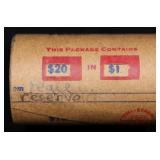 High Value! - Covered End Roll - Marked " Peace Re