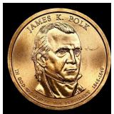 2009-d James K. Polk Position A Presidential Dolla