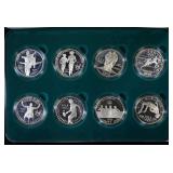 1995-1996 Olympic Eight-Coin Proof Silver Dollar S