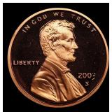 2003-s Proof Lincoln Cent 1c pr70 rd DCAM SEGS