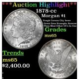 *Highlight* 1878-cc Morgan Dollar $1 ms65 SEGS (fc