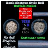 Buffalo Nickel Shotgun Roll in Old Bank Style 