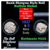 Buffalo Nickel Shotgun Roll in Old Bank Style 