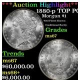 *Highlight* 1880-p Morgan Dollar TOP POP! $1 ms67