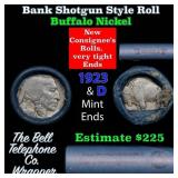 Buffalo Nickel Shotgun Roll in Old Bank Style 