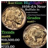 *Highlight* 1938-d/s Buffalo Nickel Near Top Pop!