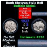 Buffalo Nickel Shotgun Roll in Old Bank Style 