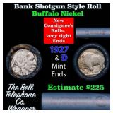 Buffalo Nickel Shotgun Roll in Old Bank Style 