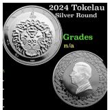 2024 Tokelau 1 oz Silver $5 Zodiac Series: Leo Coi