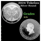 2024 Tokelau 1 oz Silver $5 Zodiac Series: Aries C