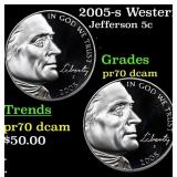 2005-s Western Waters Proof Jefferson Nickel Westw