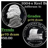 2004-s Keel Boat Proof Jefferson Nickel Westward J