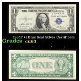 1935F $1 Blue Seal Silver Certificate Grades Selec