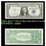 **Star Note** 1957 $1 Blue Seal Silver Certificate