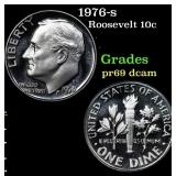 1976-s Proof Roosevelt Dime 10c Grades GEM++ Proof