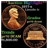 ***Auction Highlight*** 1977-s Proof Lincoln Cent