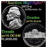 ***Auction Highlight*** 1975-s Proof Jefferson Nic