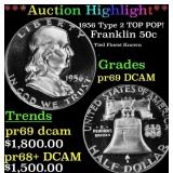 *Highlight* 1956 Type 2 Proof Franklin Half Dollar