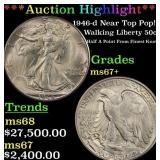 *Highlight* 1946-d Walking Liberty Half Dollar Nea