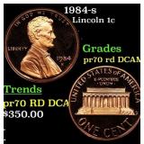 1984-s Proof Lincoln Cent 1c pr70 rd DCAM SEGS