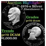 ***Auction Highlight*** 1976-s Silver Proof Eisenh