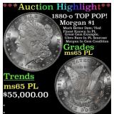 *Highlight* 1880-o Morgan Dollar TOP POP! $1 ms65