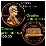 2003-s Proof Lincoln Cent 1c pr70 rd DCAM SEGS